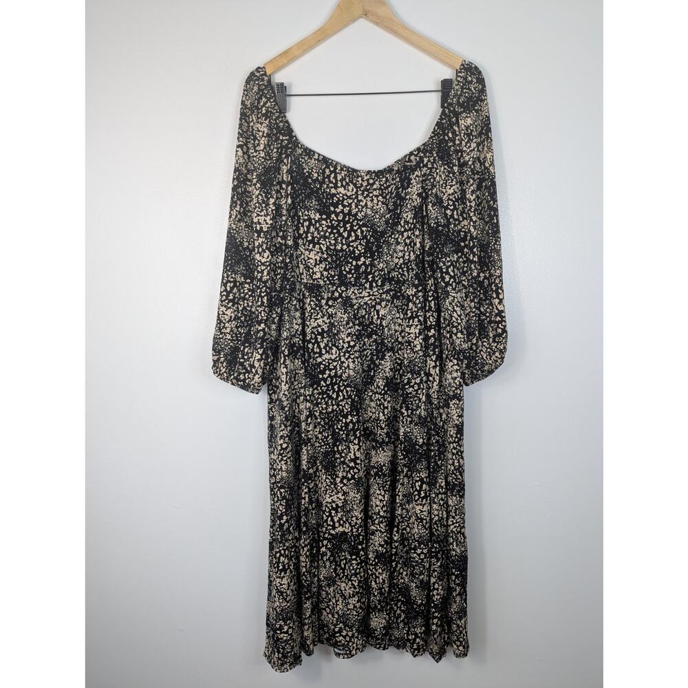 Torrid Leopard Print Super Soft Shirred Button Fr… - image 8